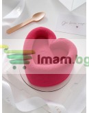 Силиконова форма сърце молд за торни свещи